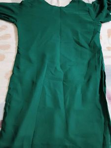 Emerald Green Embellished Kurti