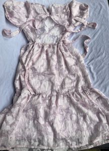 H&amp;M Floral Puff Sleeve Dress