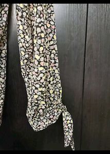 High Neck Floral Top