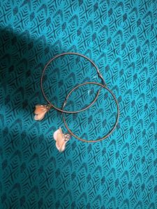 Hoop Earrings with Charms