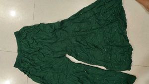 Emerald Green Palazzo Pants