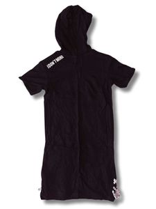 Black 'Without Limits' Hoodie Dress