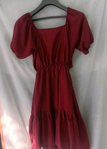 Chic Puff Sleeve Dress