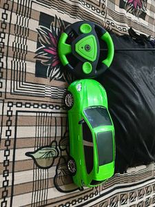 Green RC Car