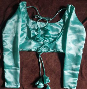 Elegant Teal Blouse