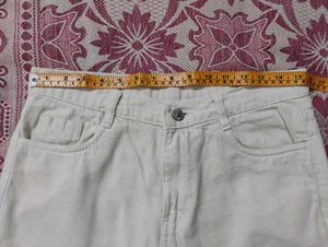 Beige Straight fit Jeans