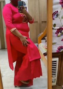 Pink Embroidered Kurti