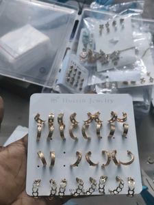 Hools Large Earrings Pack Of 6