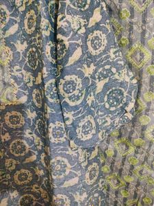 Floral Print Kurti Pajama Set