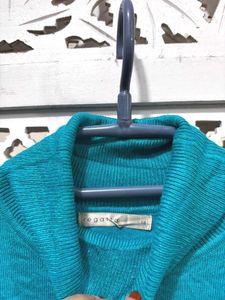 🎀Imported Teal Turtleneck Sweater B