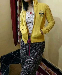 Yellow Basic House Hoodie