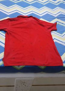 Red Hollister Polo Shirt (XXL)