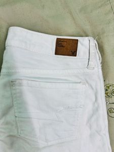 American Eagle White Shorts