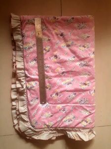 Girl Baby Matress And Bedsheet