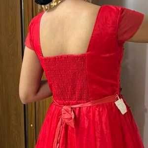 Stunning Red Floral Embellished Gown