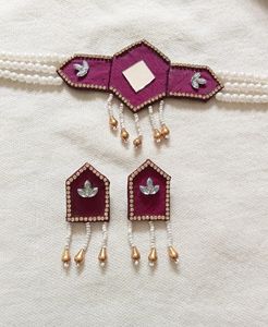 Choker Necklace With Earrings ✨