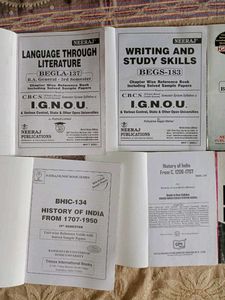 IGNOU Graduation Books Of Arts Last Yr All Subs