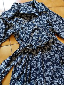 Floral Midi Shirt Dress