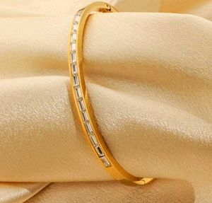 Crystal Bangle Bracelet Anti tarnish