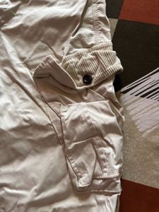 Beige Relaxed Fit Pants Length41 Breadth 10