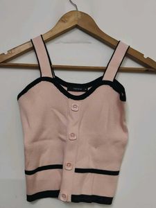 Kawaii Pink Knit Top