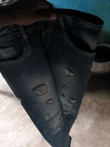 Distressed Denim Jeans