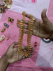 Gold Plated Necklace Set + freebies