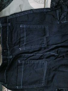 Blue Cargo Pants