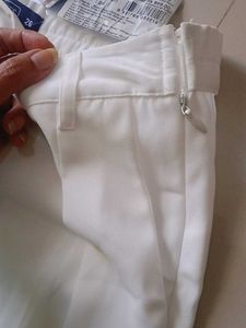 White Culottes Trouser Bottom From Cherokee