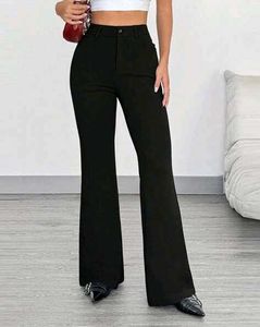Black Flared Jeans