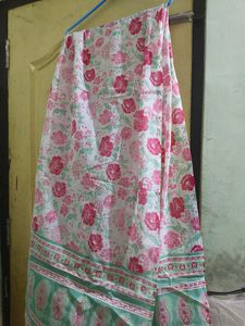 Floral Print Cotton Kurta Set