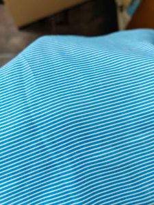 Blue Striped Formal Shirt, Johns Miller