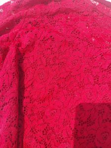 Red Lace Top