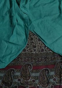Green Ethnic Palazzos