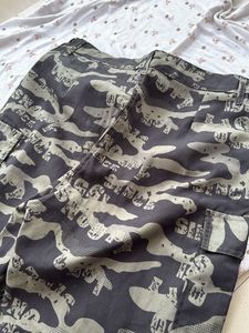 Camo Print Cargo Pants