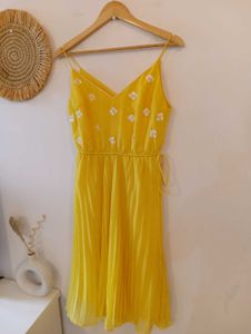 Aaliya Sunshine Yellow Embellished Dress