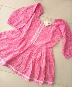 Bandhani Style Short Kurti 💗🕊🌷✨