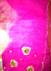 Floral Print Rajput Poshak Material