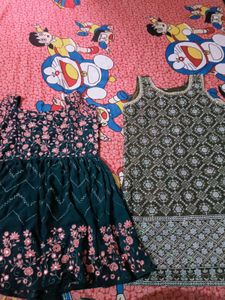 two kurti wear with palzzo nd pant mirror work