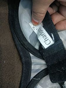 Striped Lace Bra 34E