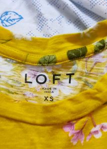 LOFT Floral Print Tee