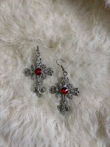 Cross earrings