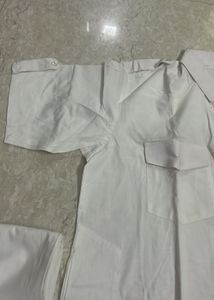 Sky Blue Vest With Kurta N Bottom