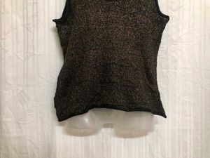 Dkny Jeans Black Sleeveless Top