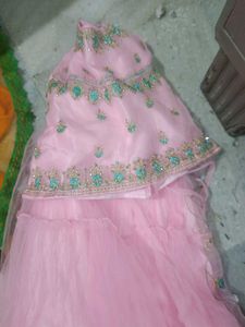 Purple Embellished Indian Dress