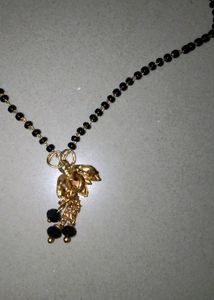 New Mangalsutra,  New Brooch /Saree Pin &amp; Black Mini Hair Clip