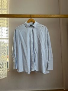 ONLY Brand Striped Cotton Shirt