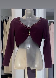Pintrest Yk2 Embellished Bolero Jacket