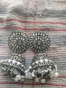 Black Kundan Earrings