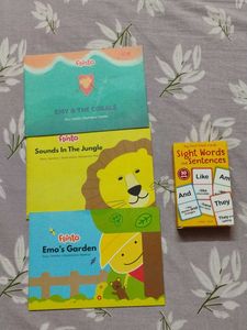 Kids Sight Words Flash Cards,3 Small Books